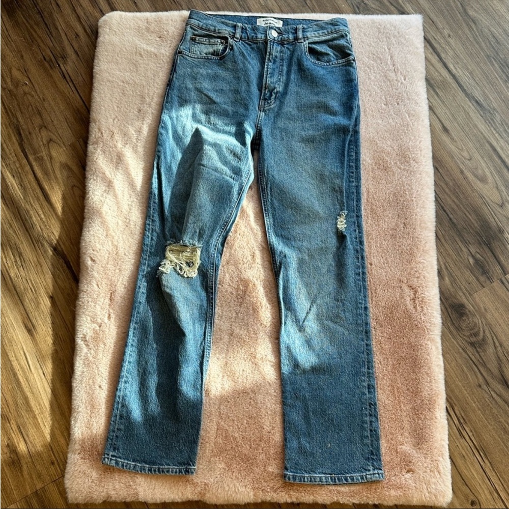 Reformation Liza Palermo Destroyed Jeans